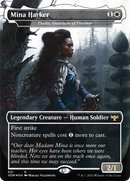 Mina Harker - Thalia, Guardian of Thraben (VOW-331) - Innistrad: Crimson Vow / Mina Harker (Borderless) Foil