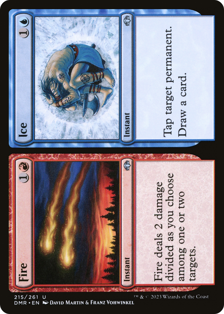 Fire // Ice (DMR-215)  Foil - Dominaria Remastered