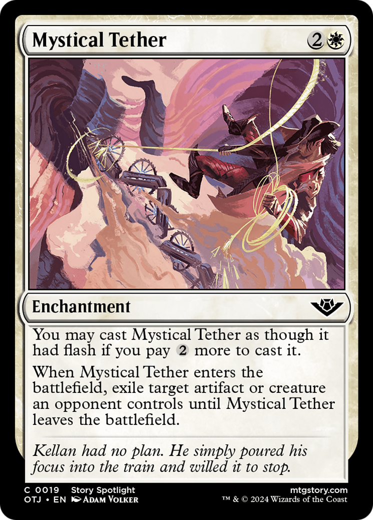 Mystical Tether (OTJ-019)  Foil - Outlaws of Thunder Junction