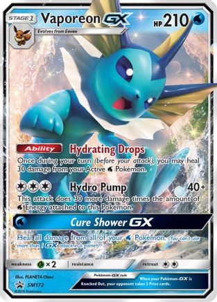 Vaporeon GX SM172/248 - Holofoil SM Promos