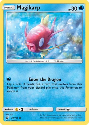 Magikarp 029/181  - Reverse Holofoil SM  Team Up - Common