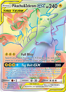 Pikachu & Zekrom GX (Secret) 184  - Holofoil SM  Team Up - Secret Rare