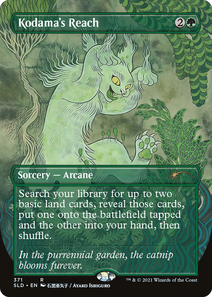 Kodama's Reach (SLD-371)  Foil - Secret Lair Drop (Borderless)