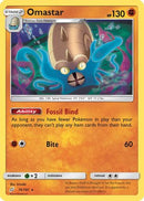 Omastar 076/181  - Reverse Holofoil SM  Team Up - Holo Rare