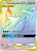 Latias & Latios GX (Secret) 190  - Holofoil SM  Team Up - Secret Rare
