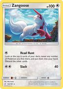 Zangoose 132/181  - Holofoil SM  Team Up - Holo Rare