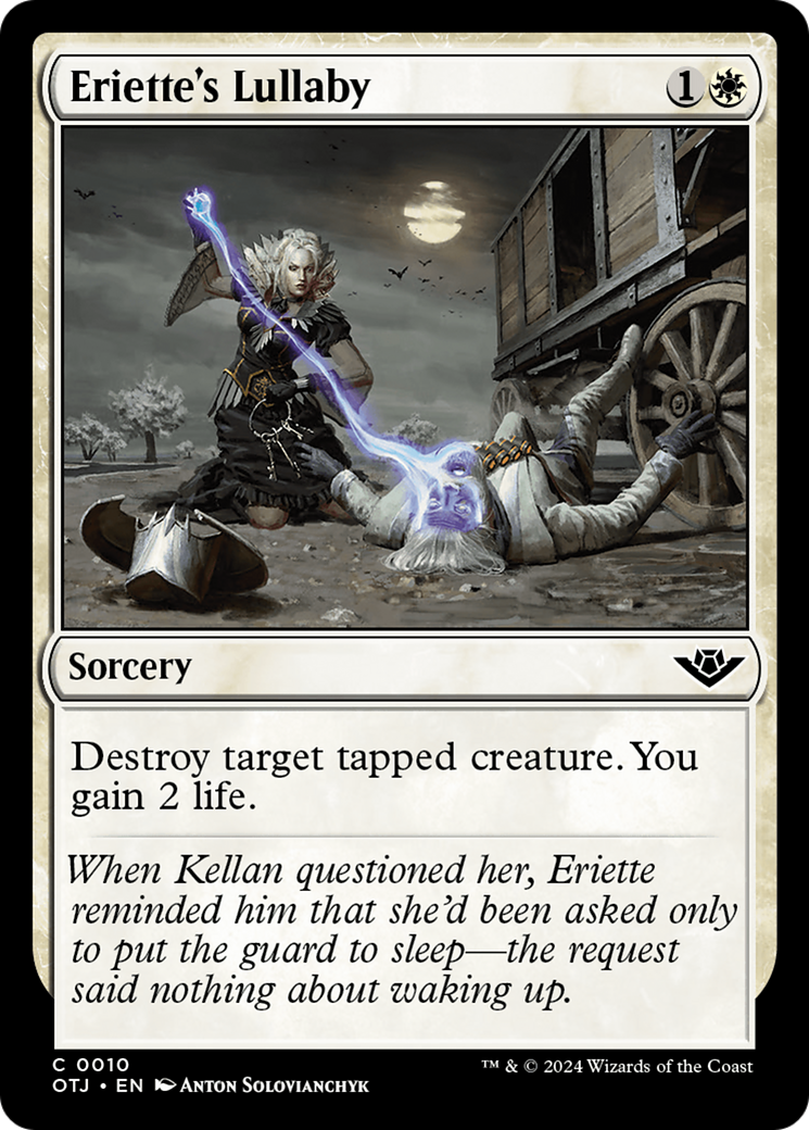 Eriette's Lullaby (OTJ-010)  Foil - Outlaws of Thunder Junction