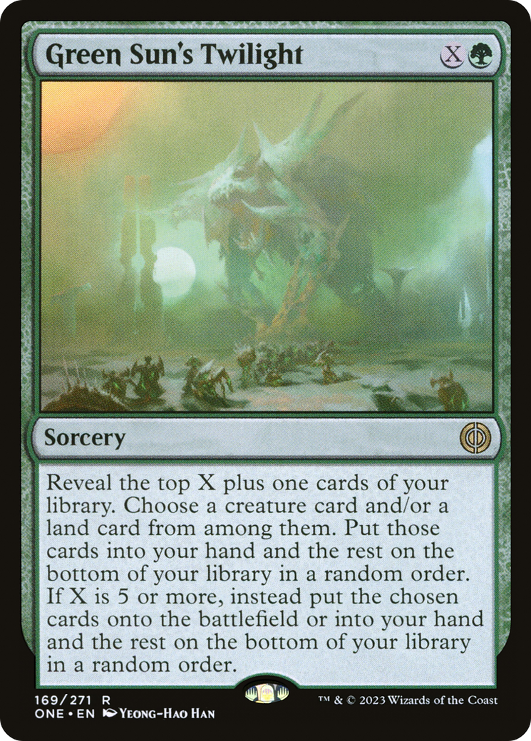 Green Sun's Twilight (ONE-169)  - Phyrexia: All Will Be One