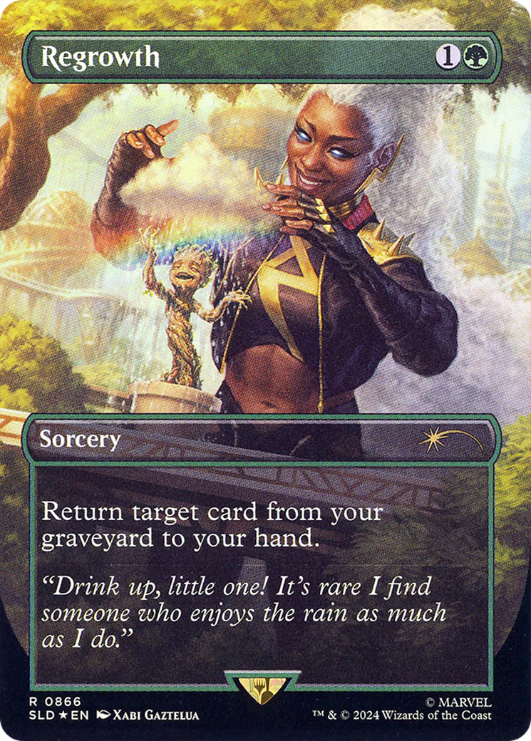 Regrowth (0866) (SLD-866)  Foil - Secret Lair Drop (Borderless)