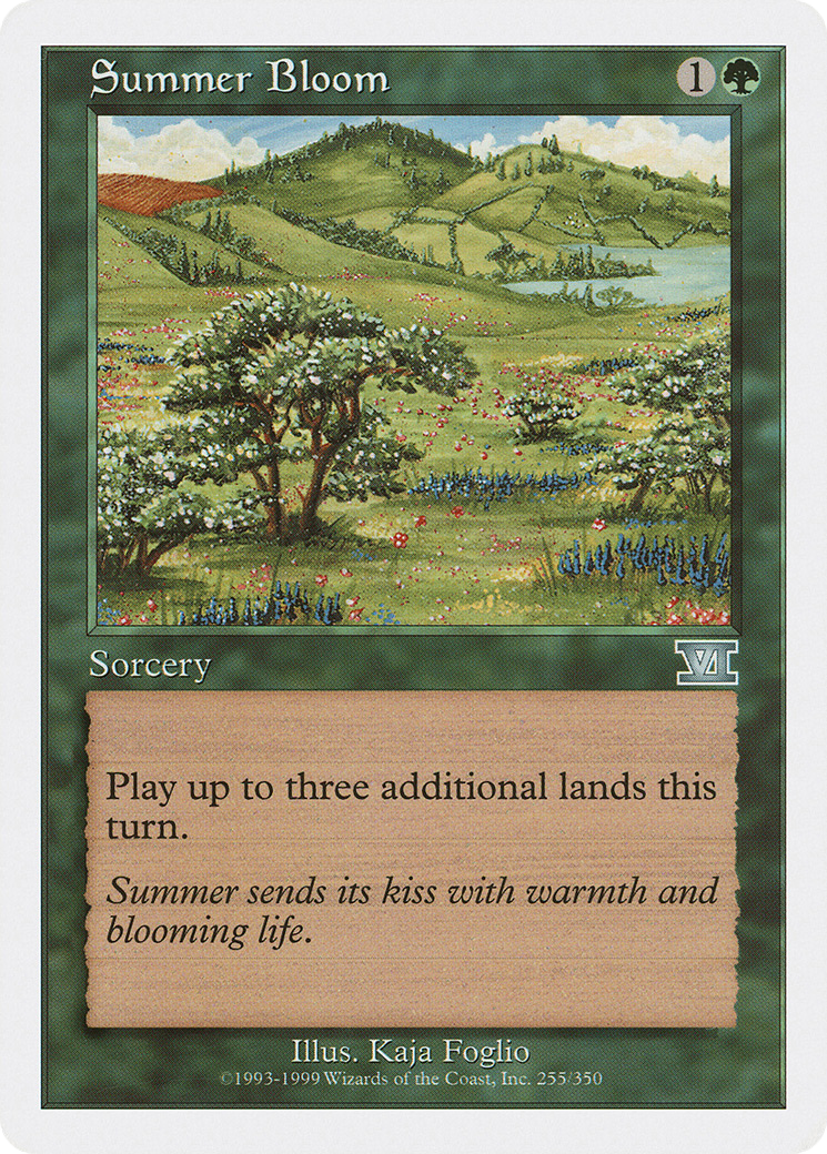 Summer Bloom (6ED-255)  - Classic Sixth Edition