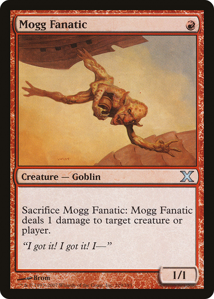 Mogg Fanatic (10E-219)  - Tenth Edition