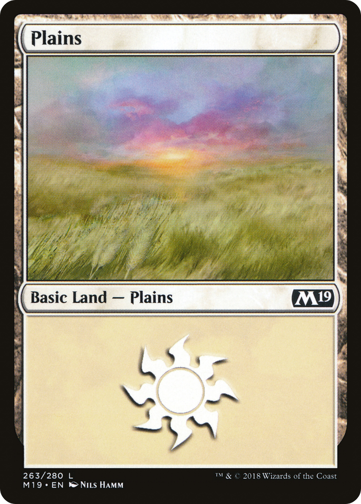 Plains (263) (M19-263)  Foil - Core Set 2019