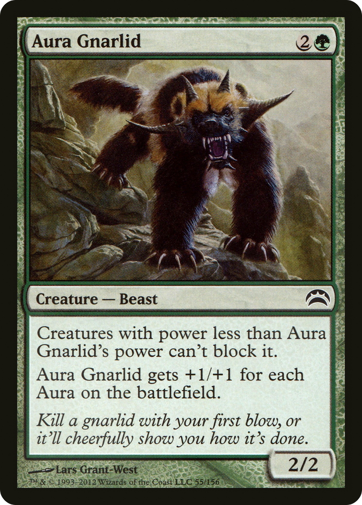 Aura Gnarlid (PC2-055)  Foil - Planechase 2012