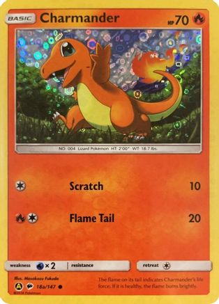 Charmander 18a/147  - Holofoil Miscellaneous Cards & Products - Promo