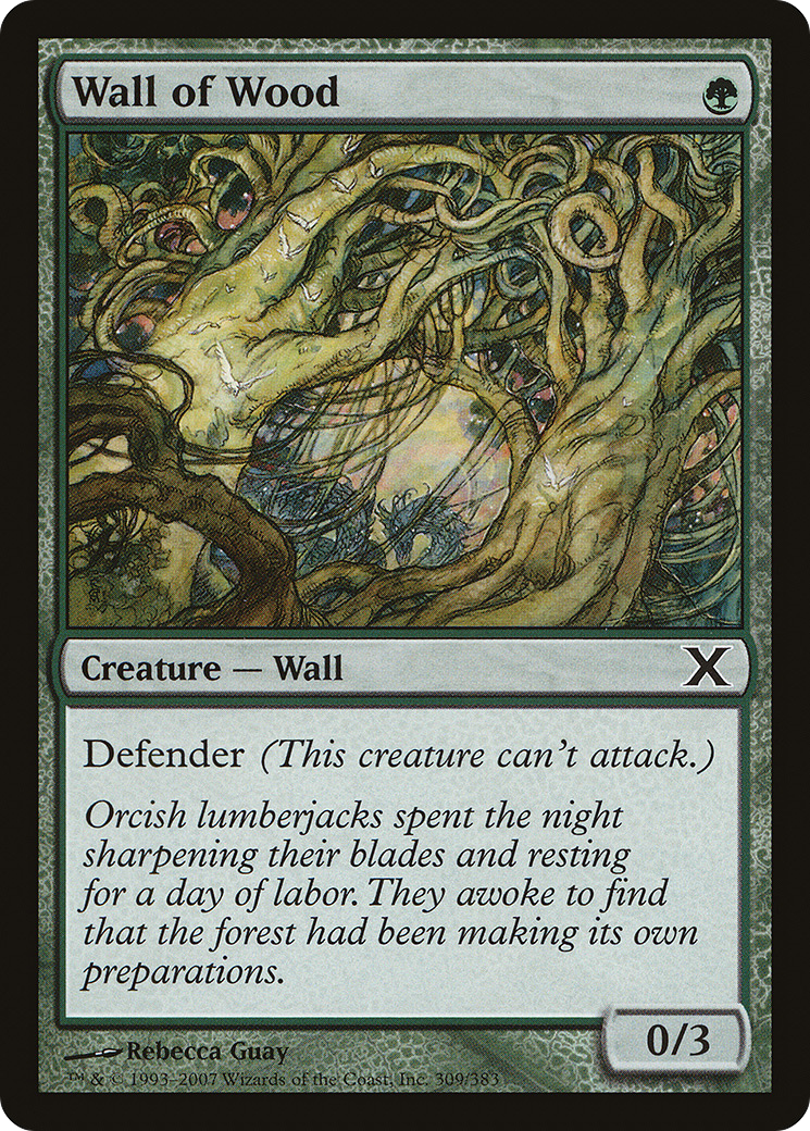 Wall of Wood (10E-309)  - Tenth Edition
