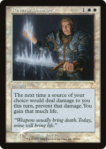 Reverse Damage (7ED-34★) - Seventh Edition Foil
