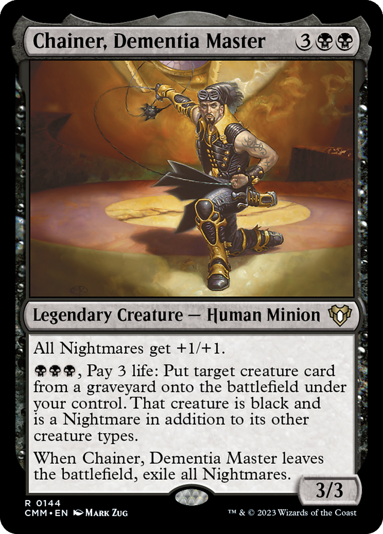Chainer, Dementia Master (CMM-144)  Foil - Commander Masters