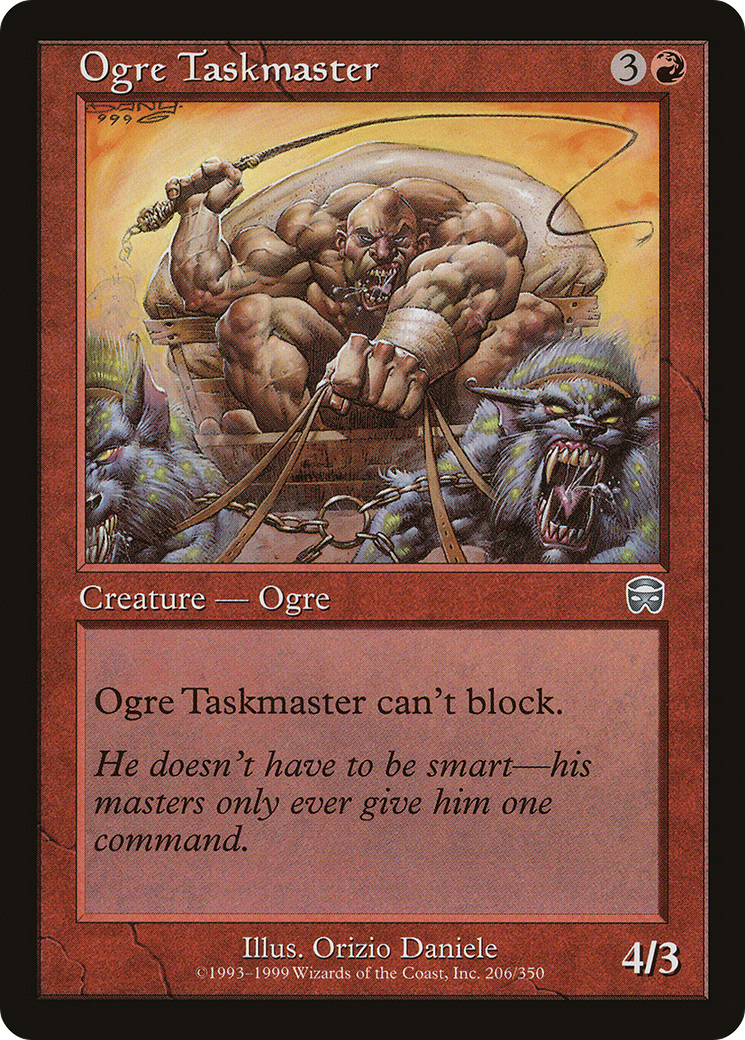 Ogre Taskmaster (MMQ-206)  - Mercadian Masques