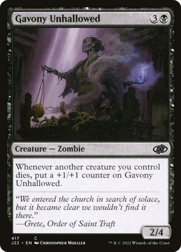 Gavony Unhallowed (J22-417)  - Jumpstart 2022
