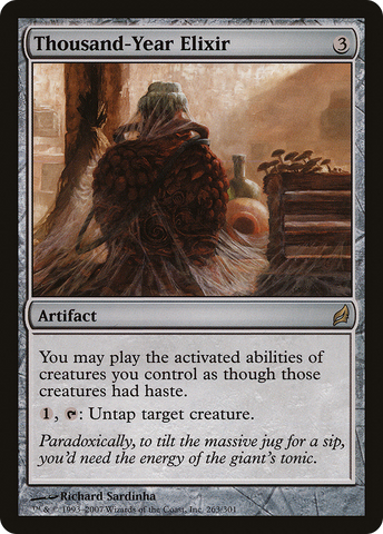 Thousand-Year Elixir (LRW-263)  Foil - Lorwyn