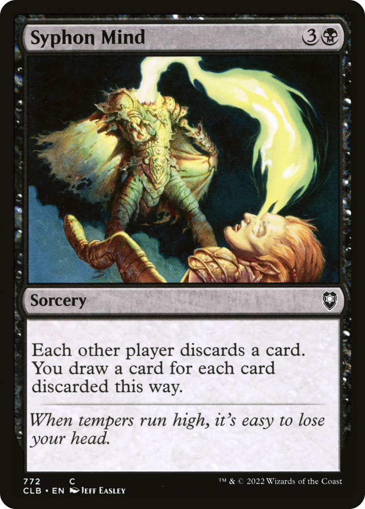 Syphon Mind (CLB-772)  - Commander Legends: Battle for Baldur's Gate
