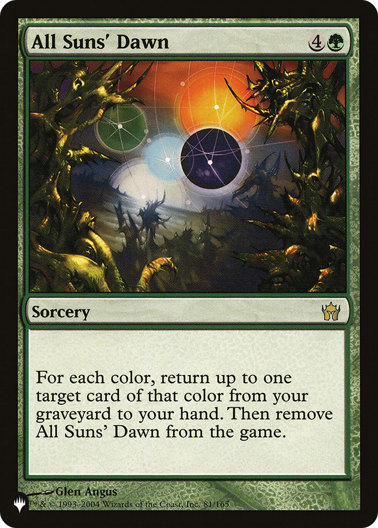 All Suns' Dawn (LIST-5DN-81)  - The List