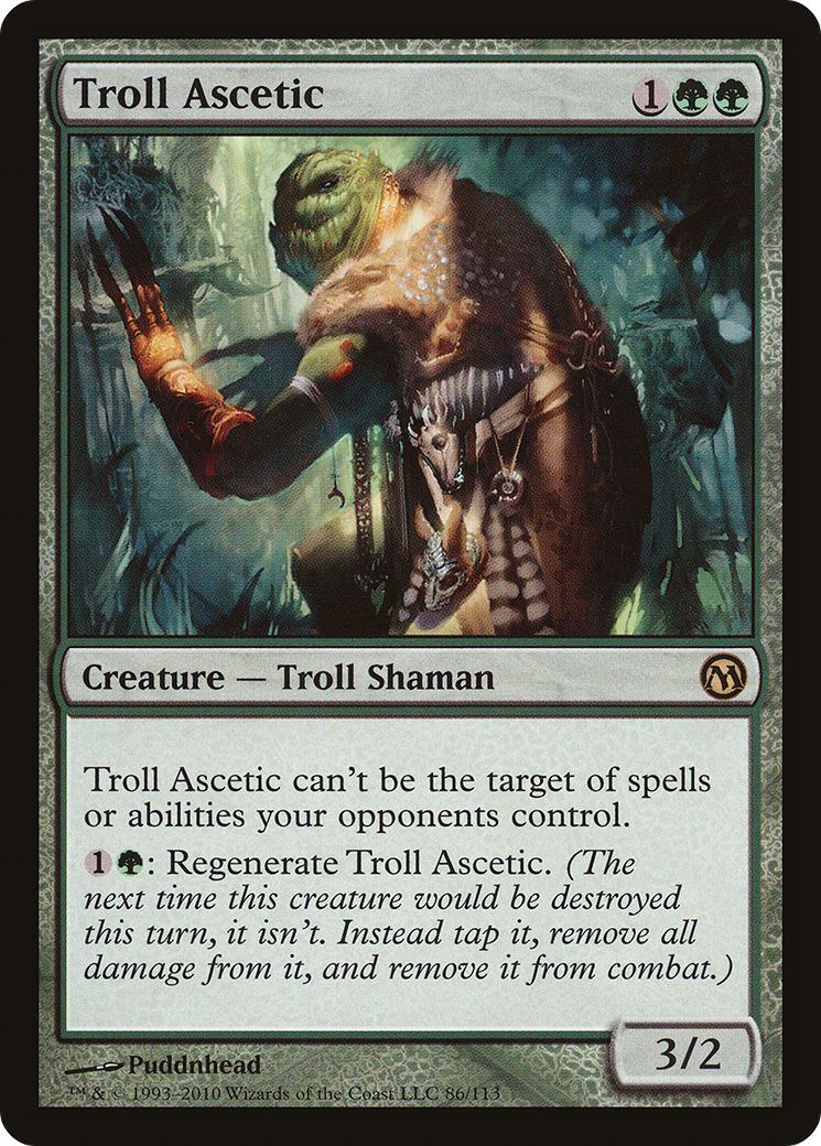 Troll Ascetic (DPA-086)  - Duels of the Planeswalkers