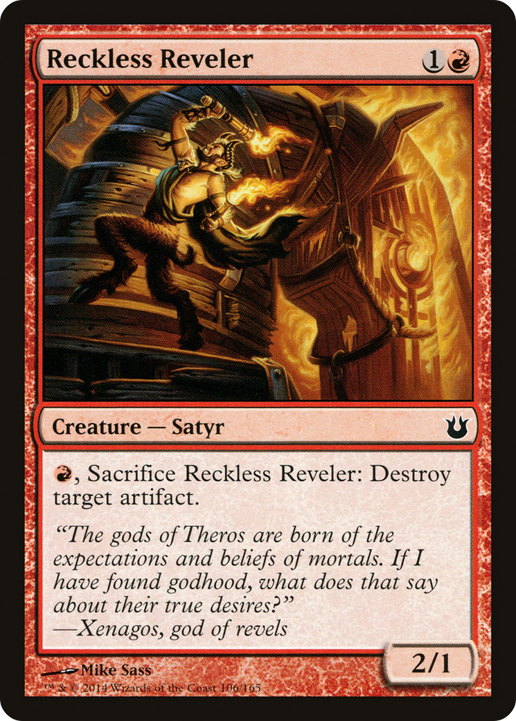 Reckless Reveler (BNG-106)  - Born of the Gods