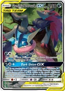 Greninja & Zoroark GX (201) (Alternate Full Art) 201/214  - Holofoil SM  Unbroken Bonds - Ultra Rare