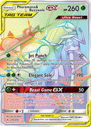 Pheromosa & Buzzwole GX (Secret) 215  - Holofoil SM  Unbroken Bonds - Secret Rare