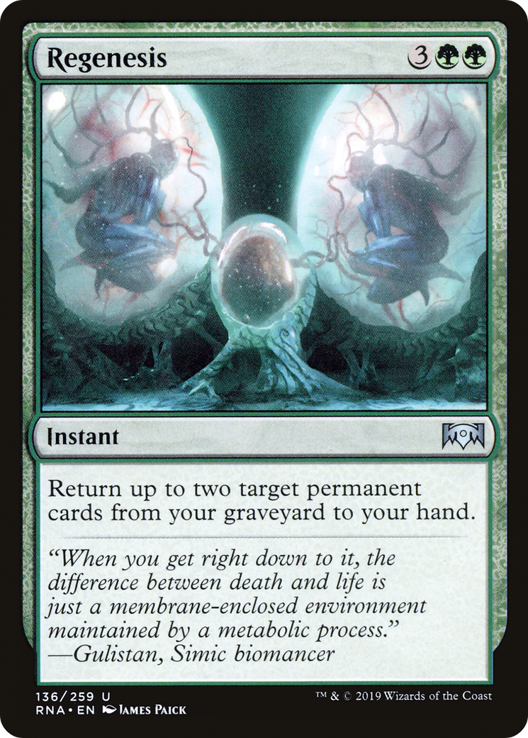 Regenesis (RNA-136)  Foil - Ravnica Allegiance