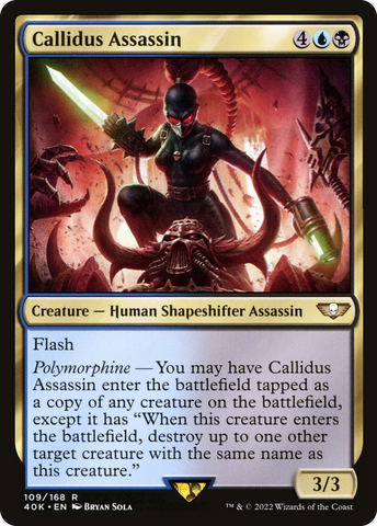 Callidus Assassin (40K-109)  - Warhammer 40,000 Commander