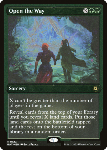 Open the Way (MAT-123)  Etched Foil - March of the Machine: The Aftermath