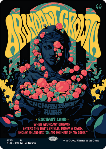 Abundant Growth (SLD-1135)  - Secret Lair Drop (Borderless)