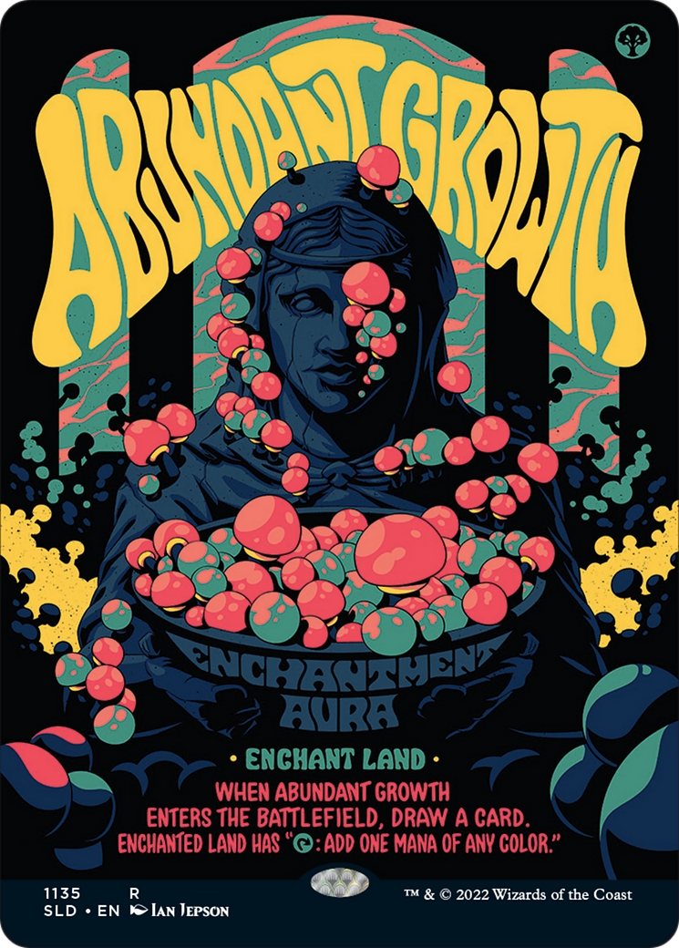 Abundant Growth (SLD-1135)  Foil - Secret Lair Drop (Borderless)