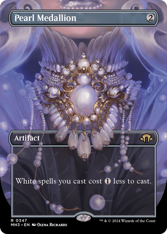 Pearl Medallion (Borderless) (MH3-347)  Foil - Modern Horizons 3