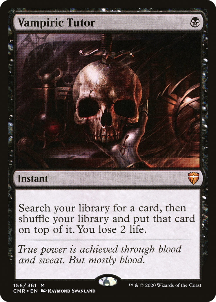 Vampiric Tutor (CMR-156)  - Commander Legends