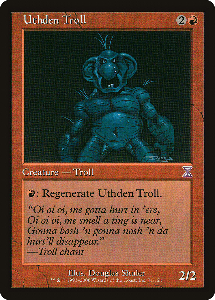 Uthden Troll (TSB-071)  Foil - Time Spiral Timeshifted
