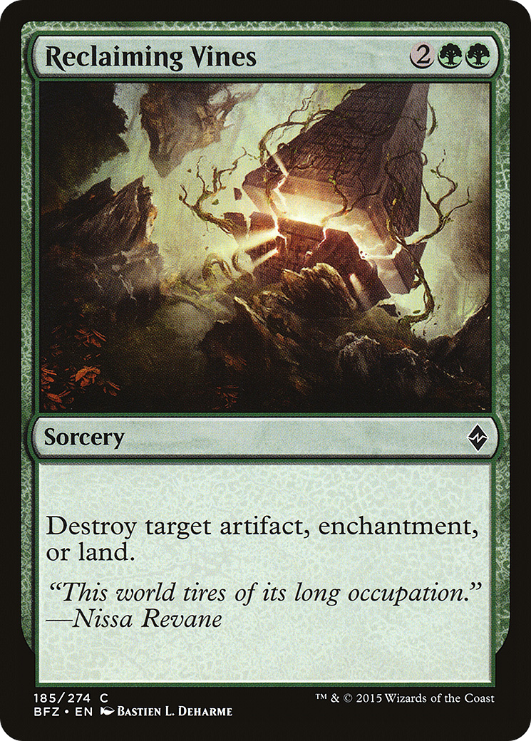 Reclaiming Vines (BFZ-185)  Foil - Battle for Zendikar