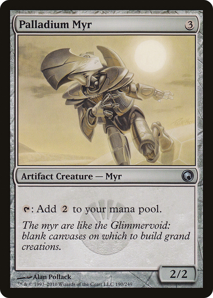 Palladium Myr (SOM-190)  - Scars of Mirrodin