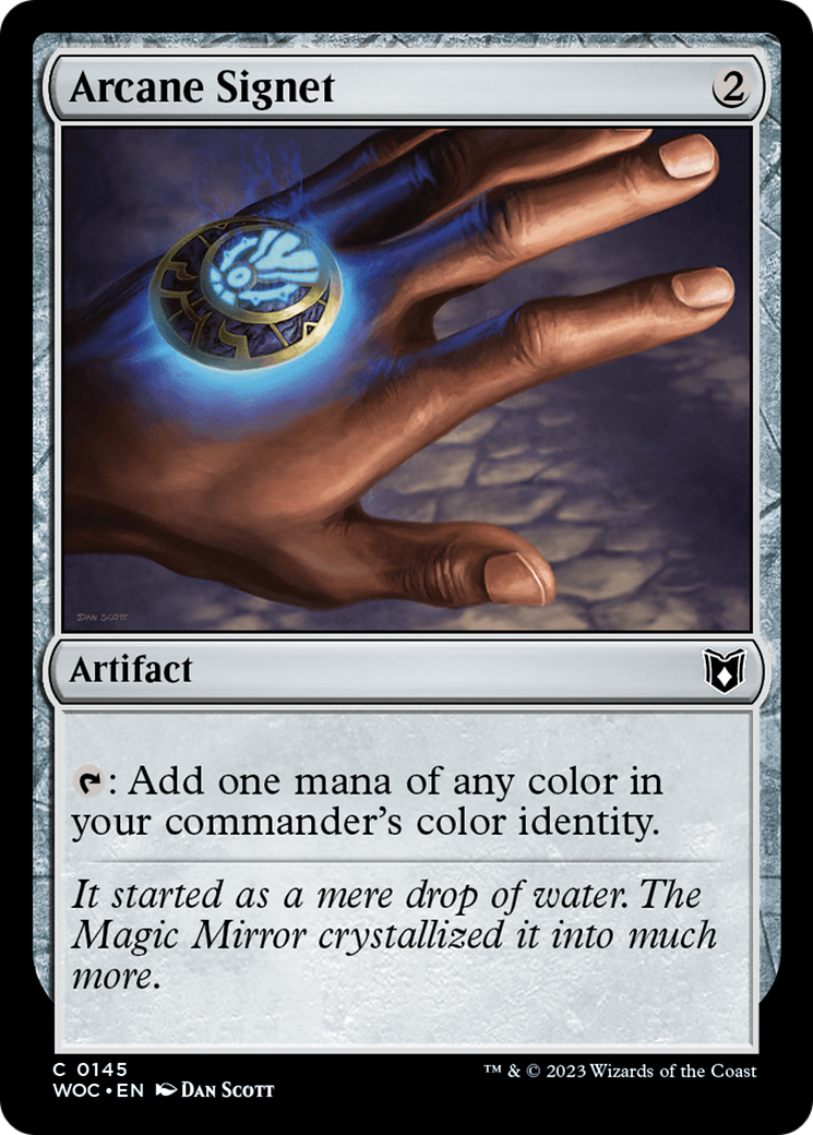 Arcane Signet (WOC-145)  - Wilds of Eldraine Commander