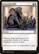 Generous Gift (DMC-100)  - Dominaria United Commander