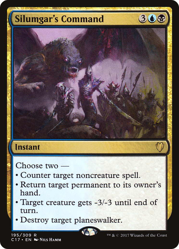 Silumgar's Command (C17-195)  - Commander 2017