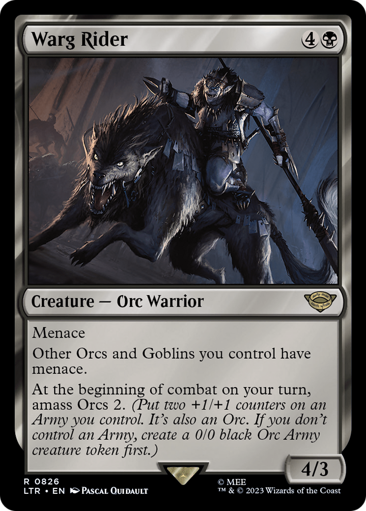 Warg Rider (LTR-826)  - The Lord of the Rings: Tales of Middle-earth