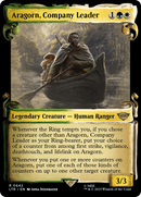 Aragorn, Company Leader (Showcase Scrolls) (LTR-642) - The Lord of the Rings: Tales of Middle-earth: (Showcase) Foil