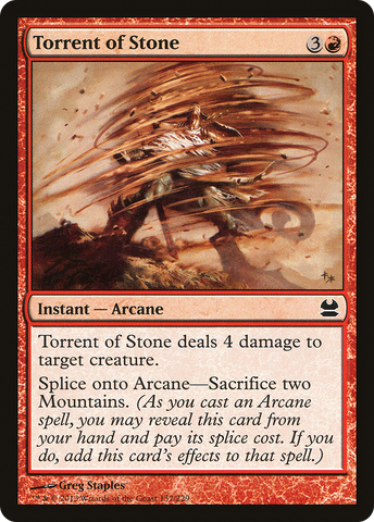 Torrent of Stone (MMA-137)  Foil - Modern Masters