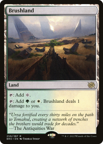 Brushland (BRO-259)  Foil - The Brothers' War
