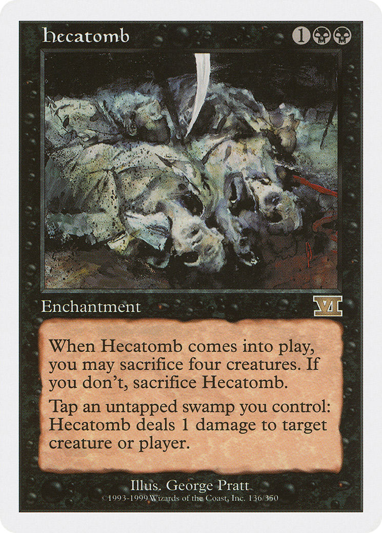 Hecatomb (6ED-136)  - Classic Sixth Edition