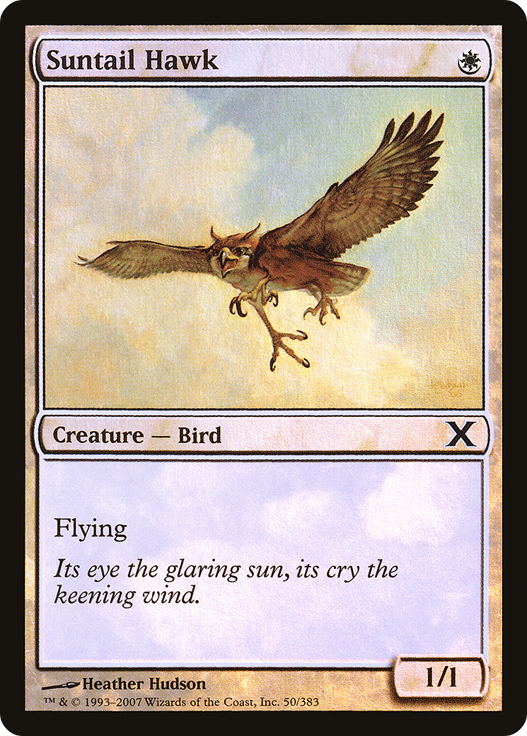 Suntail Hawk (10E-50★)  Foil - Tenth Edition