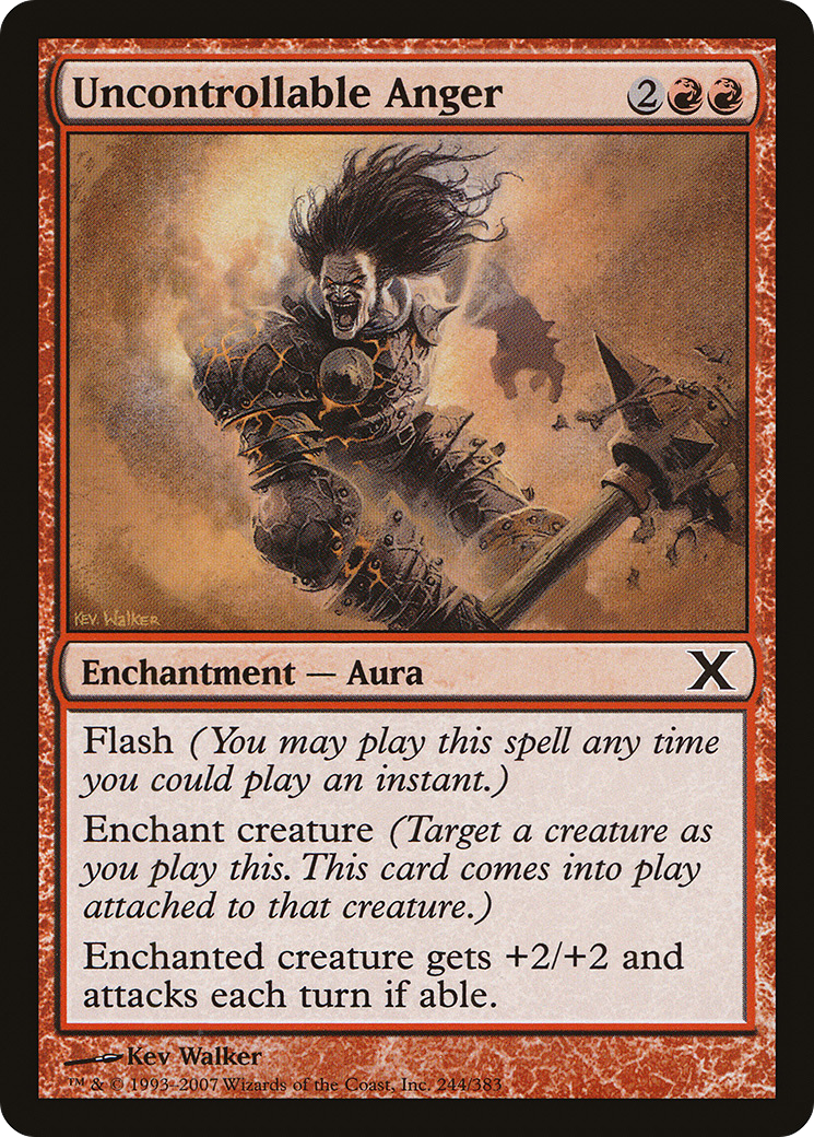 Uncontrollable Anger (10E-244)  - Tenth Edition